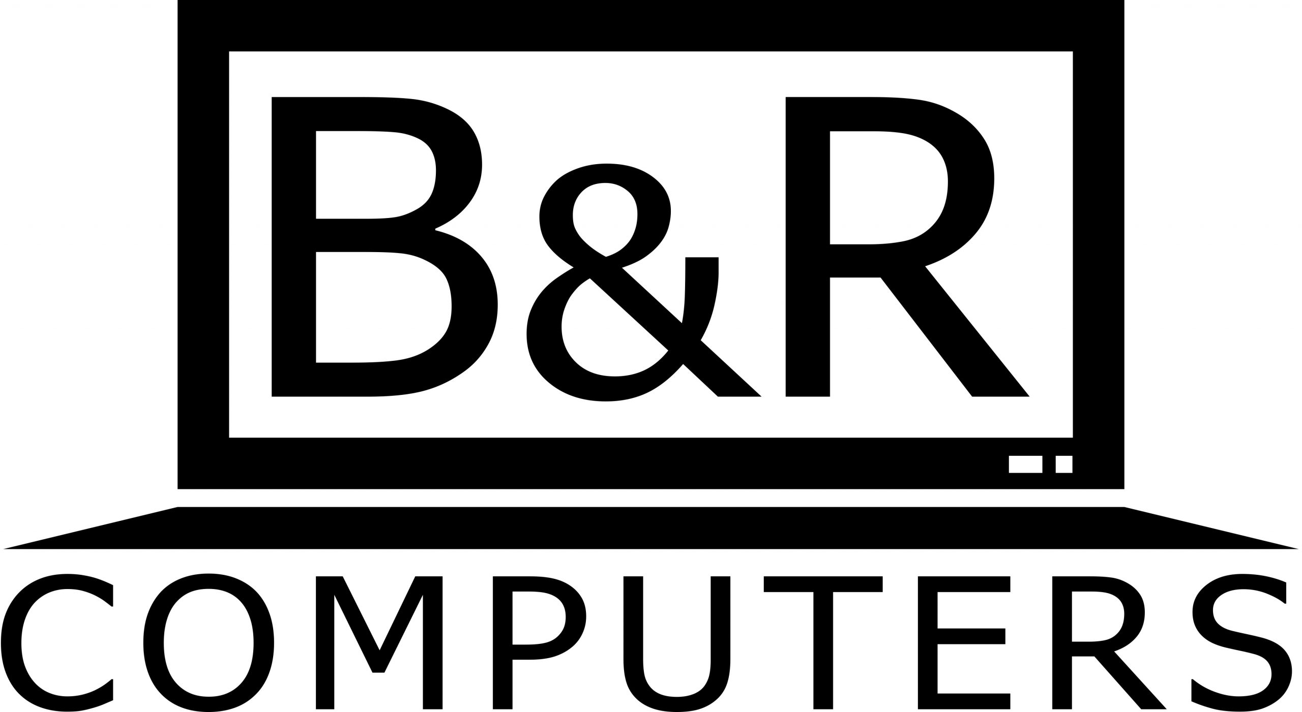 BR Computers Logo HiRes Black 1